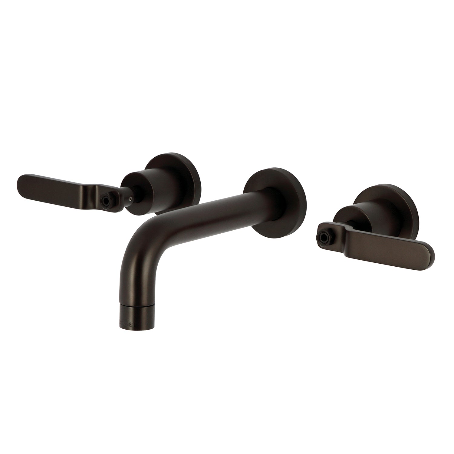 Kingston Sona KS8125KL - Whitaker Double-Handle 3-Hole Wall Mount Bathroom Faucet, Oil Rubbed Bronze — image 1
